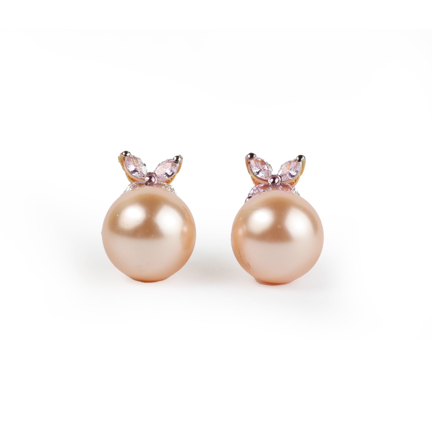 Crystal Bow Pearl Drops